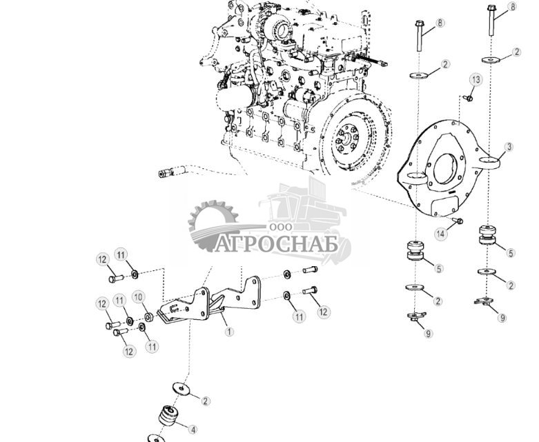Подвески двигателя (ручные органы управления) - ST309 79.jpg